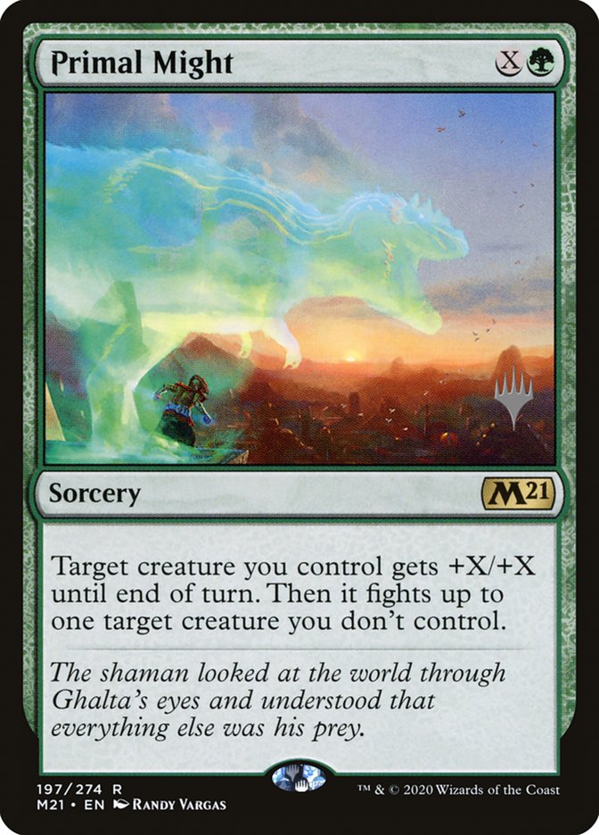 Primal Might (Promo Pack) [Core Set 2021 Promos] | Devastation Store