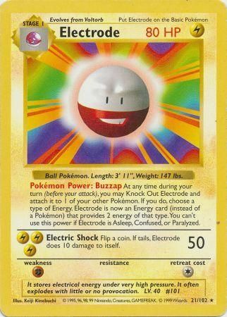 Electrode (21/102) [Base Set Shadowless Unlimited] | Devastation Store