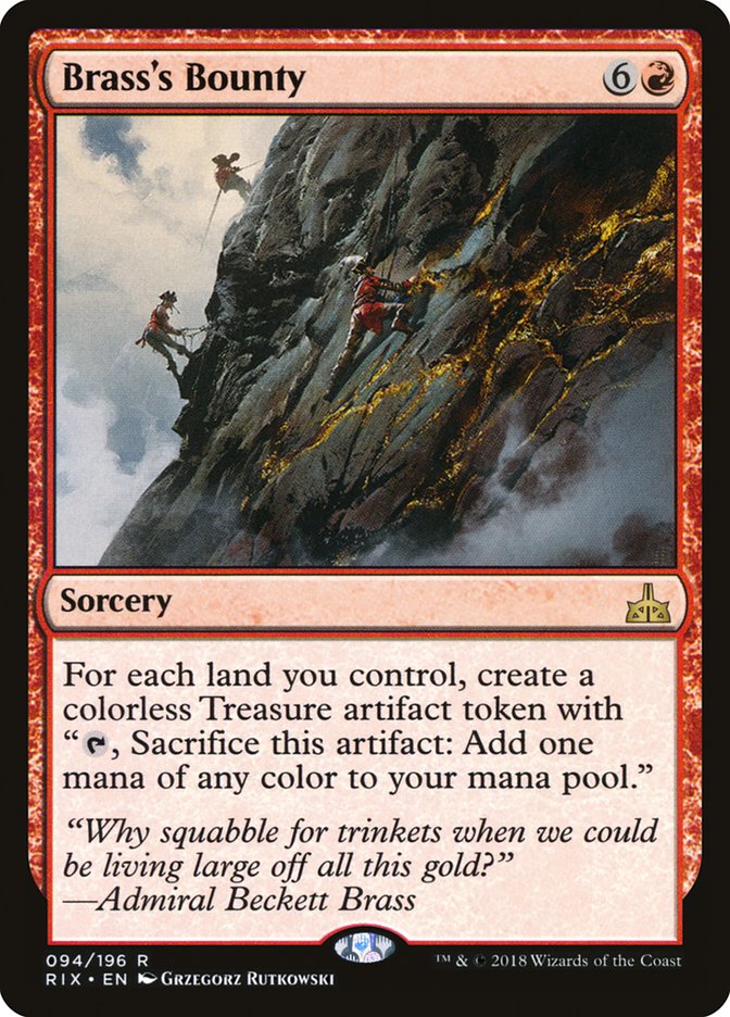 Brass's Bounty [Rivals of Ixalan] - Devastation Store | Devastation Store