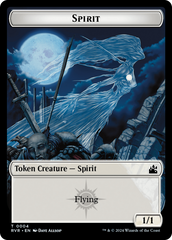 Bird // Spirit (0004) Double-Sided Token [Ravnica Remastered Tokens] | Devastation Store