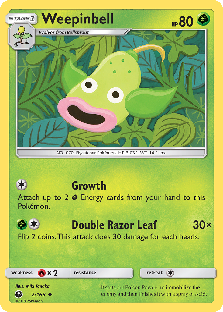 Weepinbell (2/168) [Sun & Moon: Celestial Storm] | Devastation Store