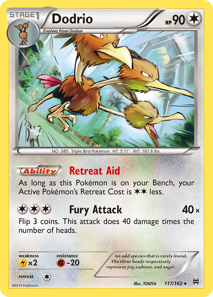 Dodrio (117/162) [XY: BREAKthrough] | Devastation Store