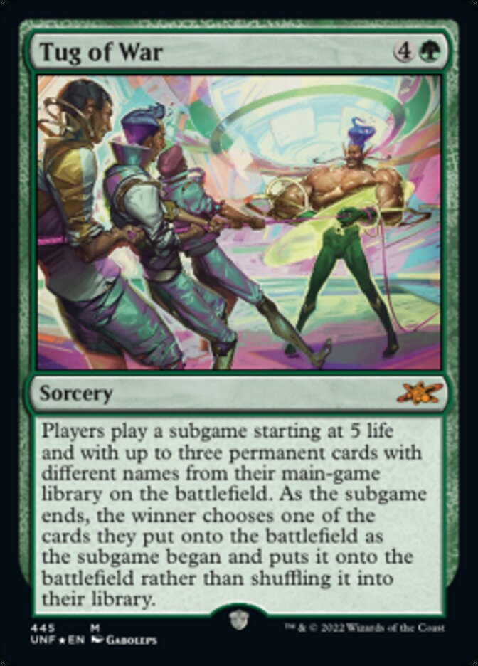 Tug of War (Galaxy Foil) [Unfinity] | Devastation Store