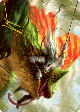 Captured by Lagacs Art Card (Gold-Stamped Signature) [Modern Horizons 2 Art Series] | Devastation Store