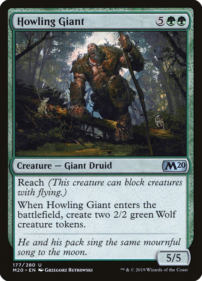 Howling Giant [Core Set 2020] | Devastation Store