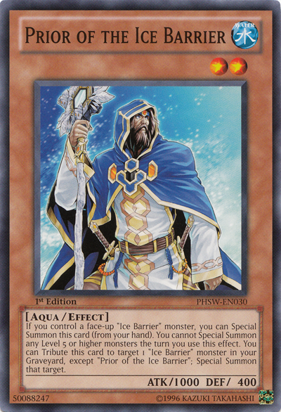 Prior of the Ice Barrier [PHSW-EN030] Common | Devastation Store