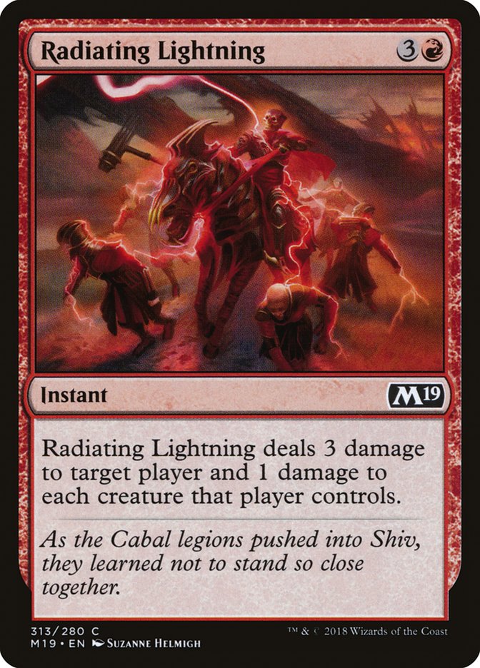 Radiating Lightning [Core Set 2019] | Devastation Store