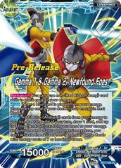 Gamma 1 & Gamma 2 // Gamma 1 & Gamma 2, Newfound Foes (BT17-032) [Ultimate Squad Prerelease Promos] | Devastation Store