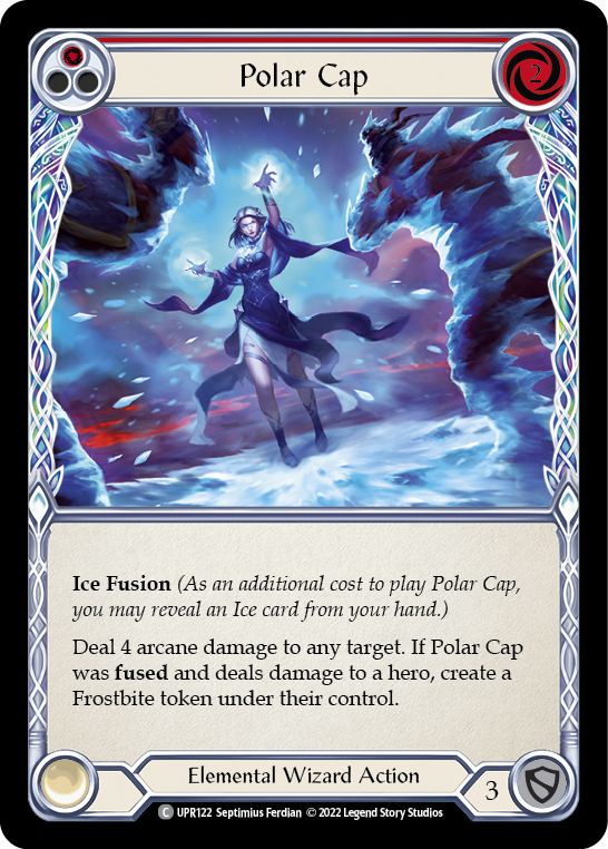 Polar Cap (Red) [UPR122] (Uprising)  Rainbow Foil | Devastation Store