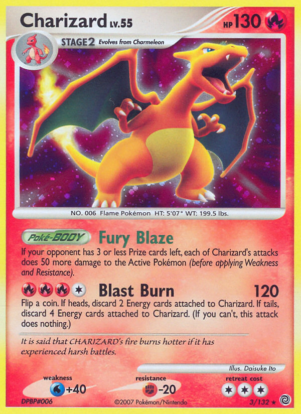 Charizard (3/132) [Diamond & Pearl: Secret Wonders] | Devastation Store