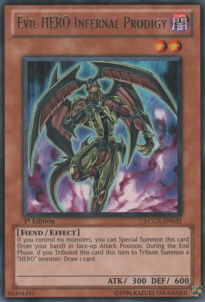 Evil HERO Infernal Prodigy [LCGX-EN031] Rare | Devastation Store