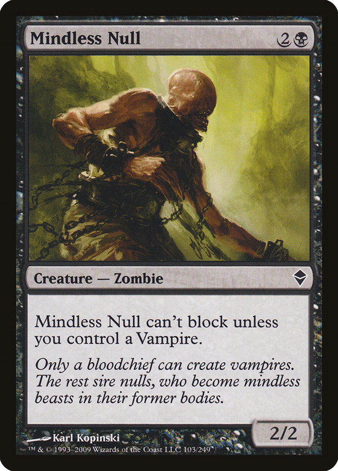 Mindless Null [Zendikar] | Devastation Store