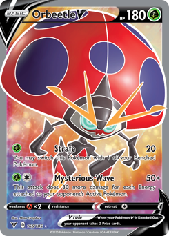 Orbeetle V (166/185) [Sword & Shield: Vivid Voltage] | Devastation Store