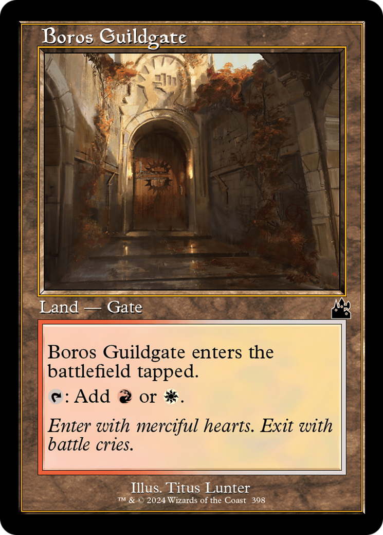 Boros Guildgate (Retro Frame) [Ravnica Remastered] | Devastation Store