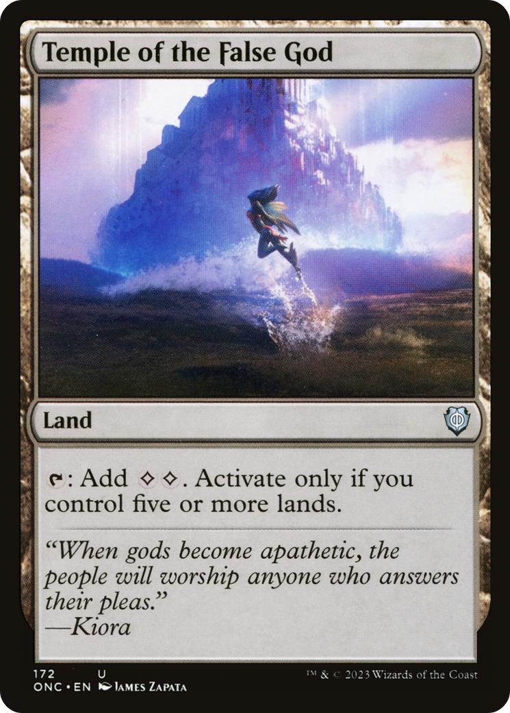 Temple of the False God [Phyrexia: All Will Be One Commander] | Devastation Store