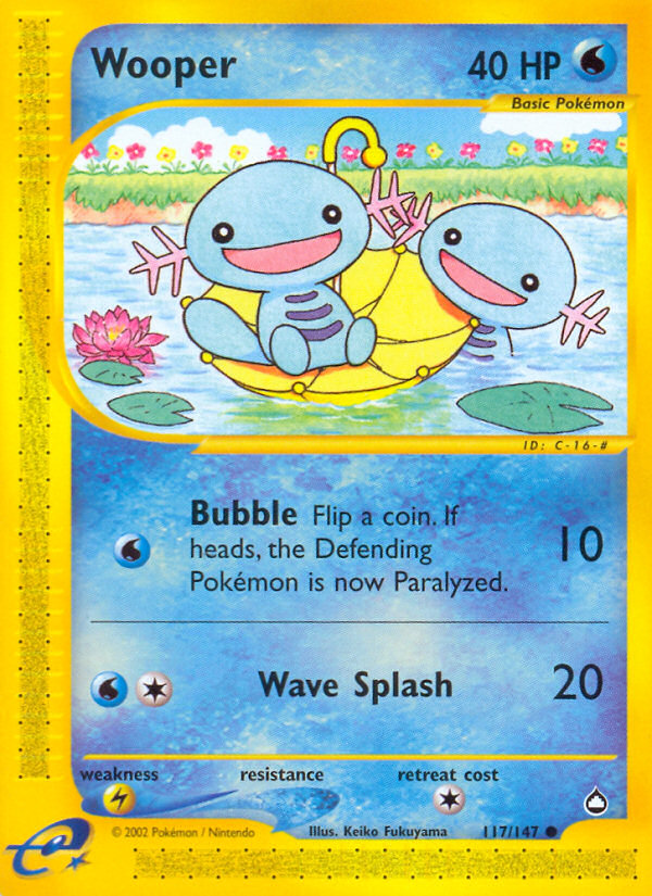 Wooper (117/147) [Aquapolis] | Devastation Store