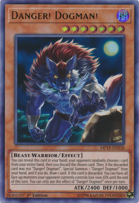 Danger! Dogman! [MP19-EN218] Ultra Rare | Devastation Store