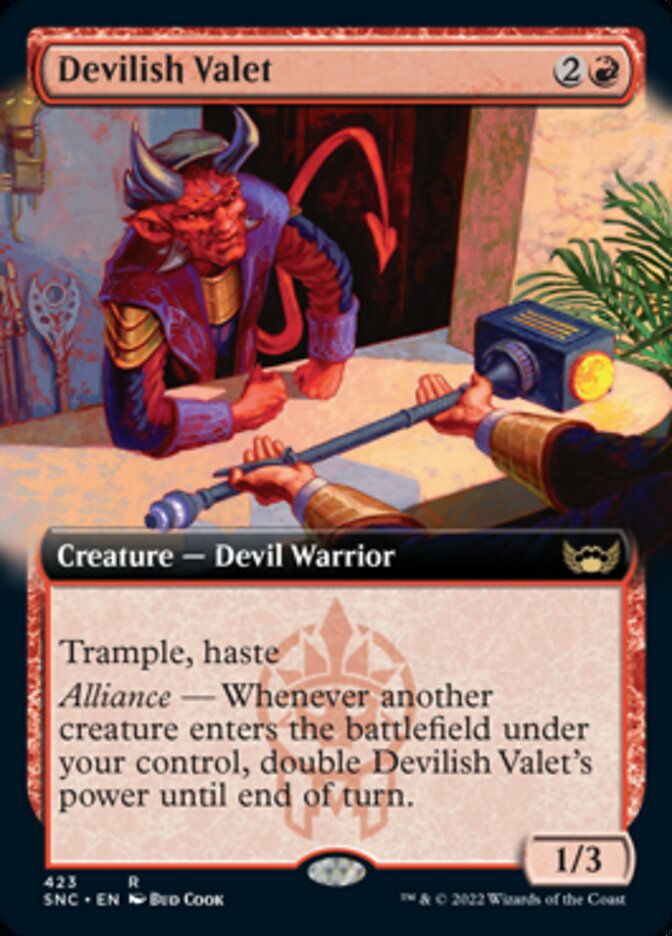 Devilish Valet (Extended Art) [Streets of New Capenna] | Devastation Store