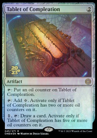 Tablet of Compleation [Phyrexia: All Will Be One Prerelease Promos] | Devastation Store