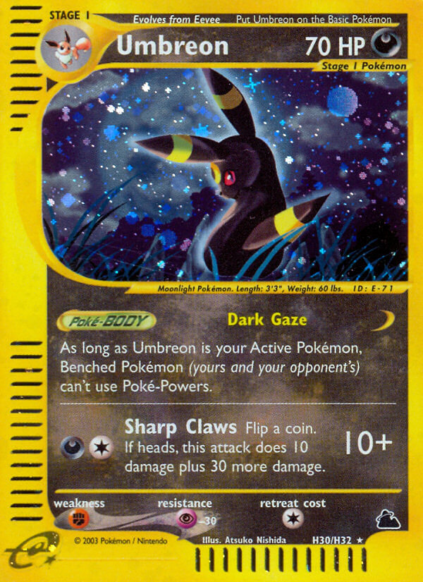 Umbreon (H30/H32) [Skyridge] | Devastation Store