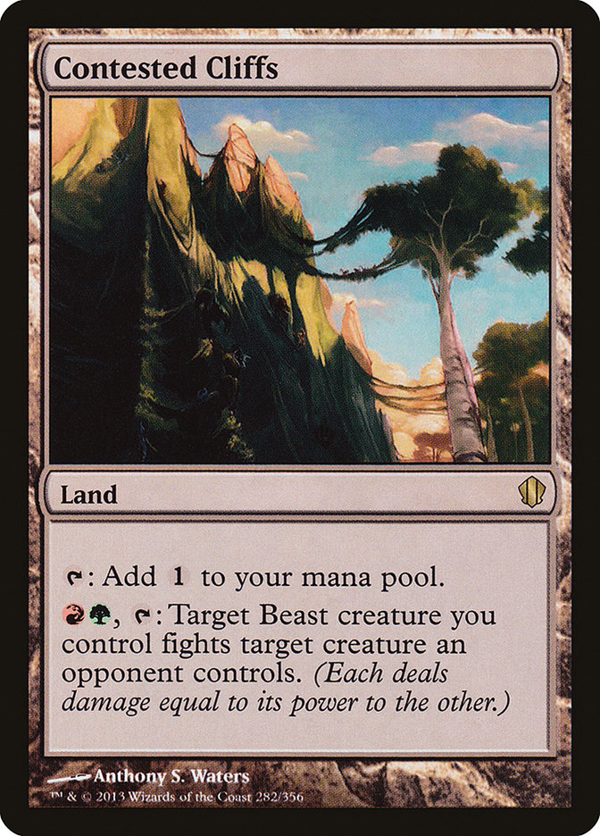 Contested Cliffs [Commander 2013] - Devastation Store | Devastation Store