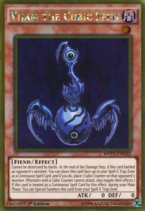 Vijam the Cubic Seed [MVP1-ENG32] Gold Rare | Devastation Store
