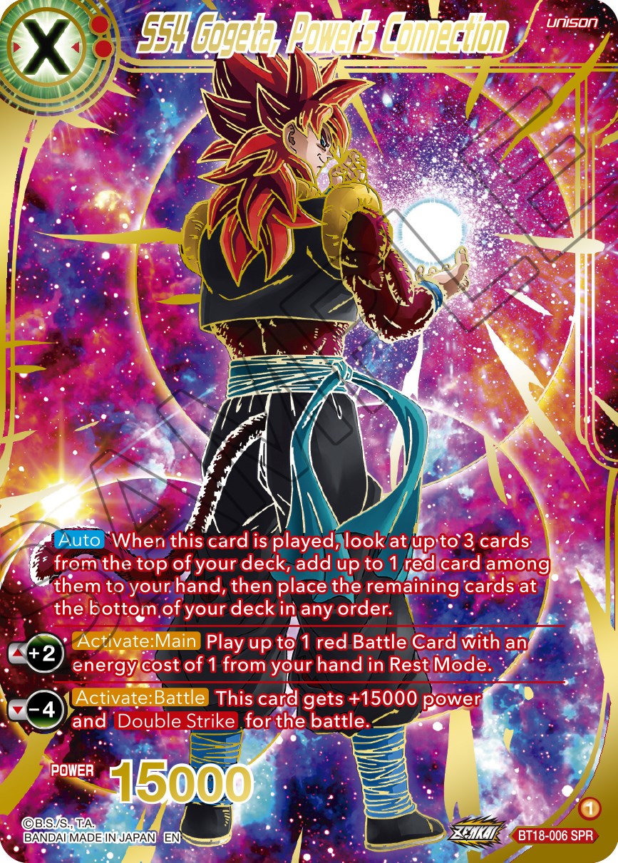 SS4 Gogeta, Power's Connection (SPR) (BT18-006) [Dawn of the Z-Legends] | Devastation Store