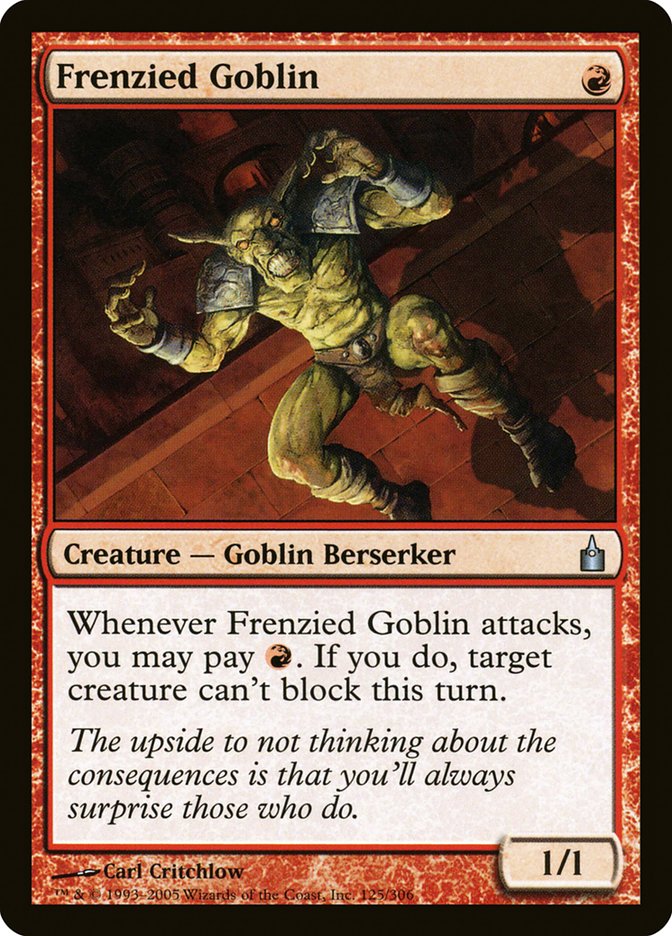 Frenzied Goblin [Ravnica: City of Guilds] | Devastation Store