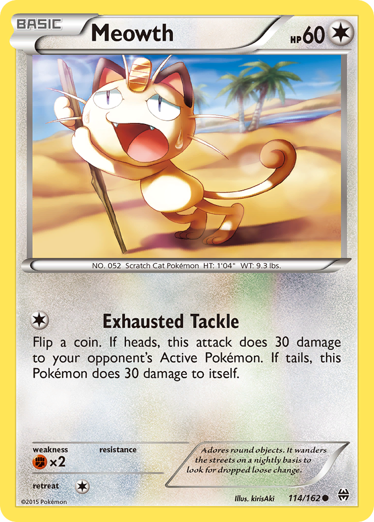 Meowth (114/162) [XY: BREAKthrough] | Devastation Store