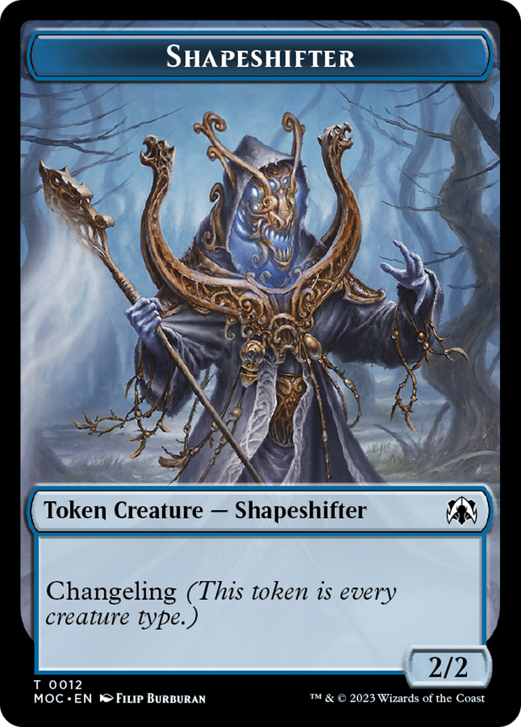 The Monarch // Shapeshifter Double-Sided Token [March of the Machine Commander Tokens] | Devastation Store