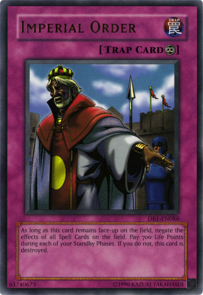 Imperial Order [DB1-EN086] Ultra Rare | Devastation Store