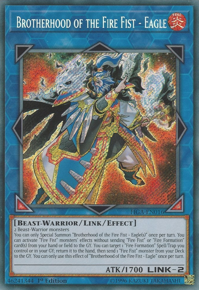 Brotherhood of the Fire Fist - Eagle [FIGA-EN016] Secret Rare | Devastation Store