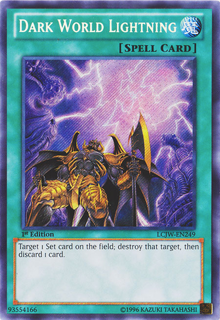 Dark World Lightning [LCJW-EN249] Secret Rare | Devastation Store