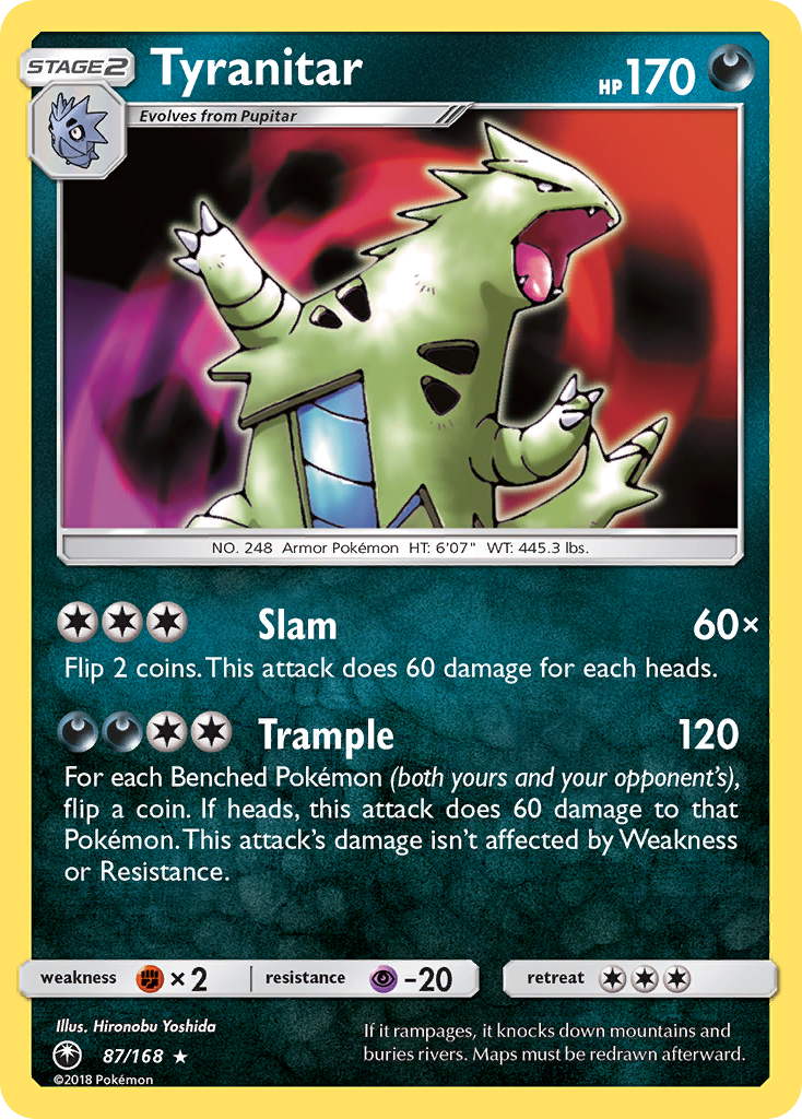 Tyranitar (87/168) [Sun & Moon: Celestial Storm] | Devastation Store