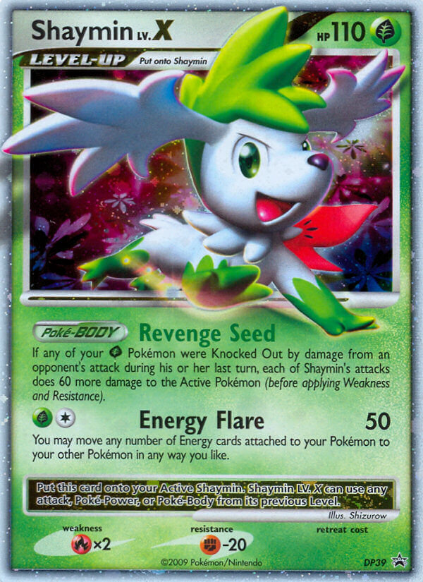 Shaymin LV.X (DP39) [Diamond & Pearl: Black Star Promos] | Devastation Store