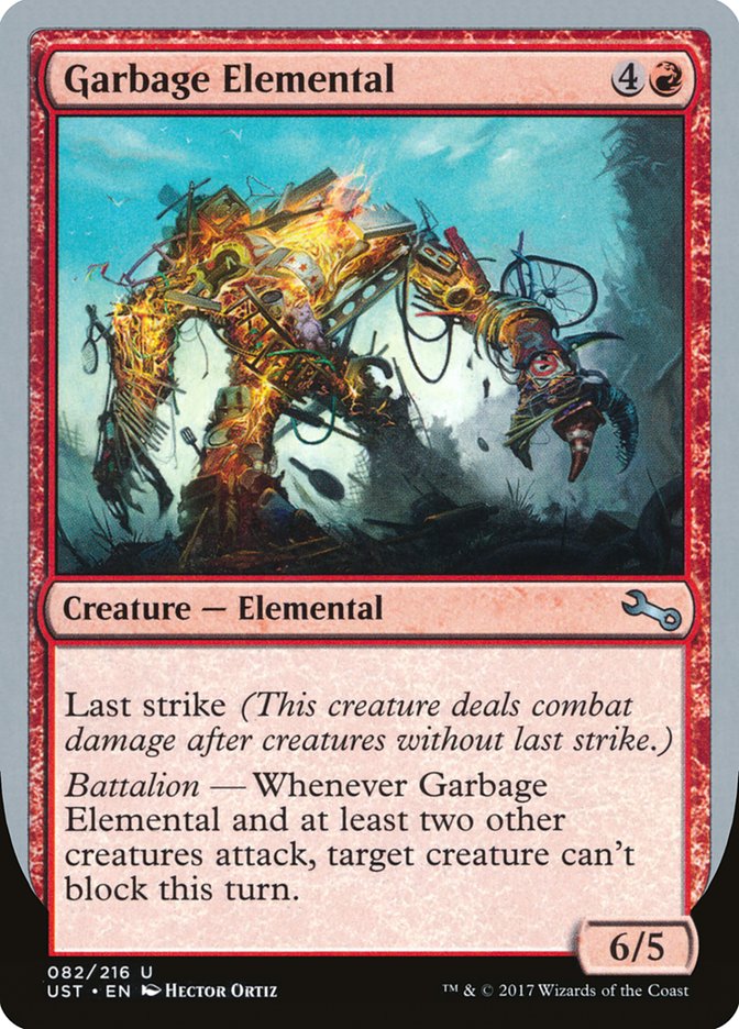 Garbage Elemental (6/5 Creature) [Unstable] | Devastation Store