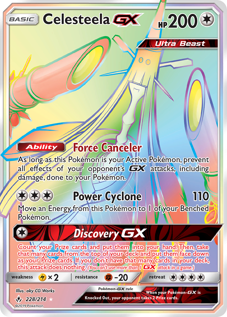 Celesteela GX (228/214) [Sun & Moon: Unbroken Bonds] | Devastation Store