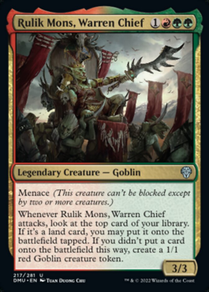 Rulik Mons, Warren Chief [Dominaria United] | Devastation Store