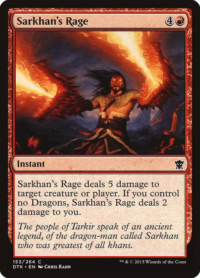Sarkhan's Rage [Dragons of Tarkir] - Devastation Store | Devastation Store