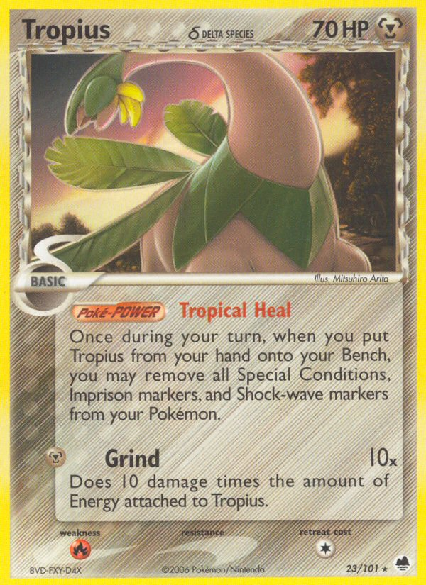 Tropius (23/101) (Delta Species) [EX: Dragon Frontiers] | Devastation Store