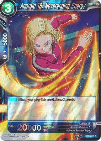 Android 18, Neverending Energy [DB2-037] | Devastation Store