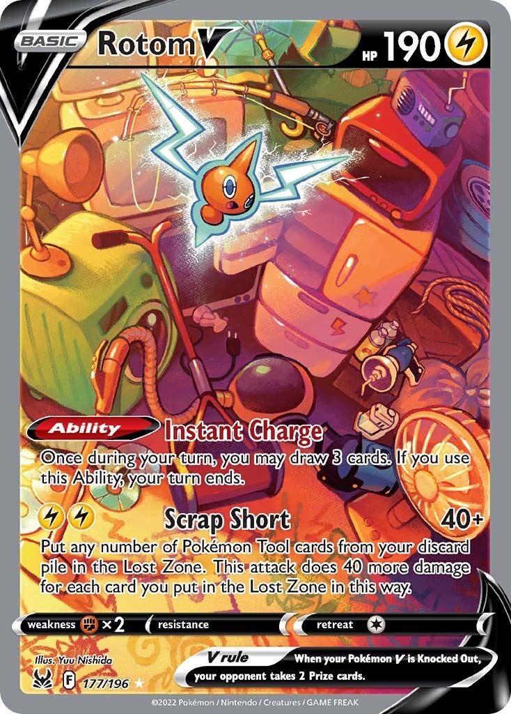 Rotom V (177/196) [Sword & Shield: Lost Origin] | Devastation Store