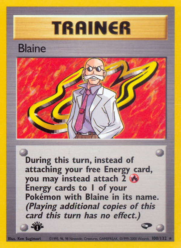 Blaine (100/132) [Gym Challenge 1st Edition] | Devastation Store