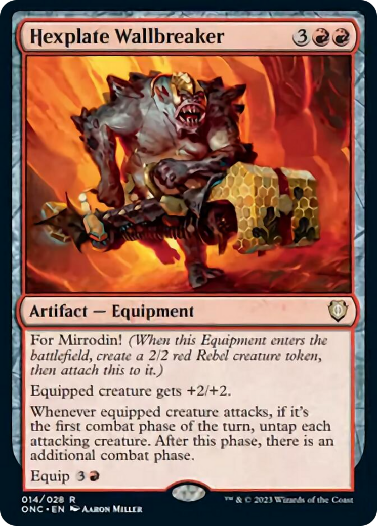 Hexplate Wallbreaker [Phyrexia: All Will Be One Commander] | Devastation Store