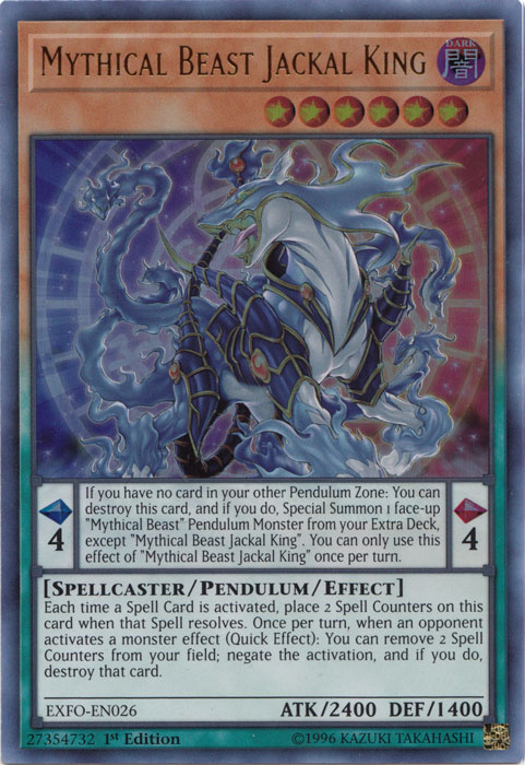 Mythical Beast Jackal King [EXFO-EN026] Ultra Rare | Devastation Store