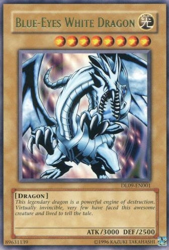 Blue-Eyes White Dragon (Green) [DL09-EN001] Rare | Devastation Store