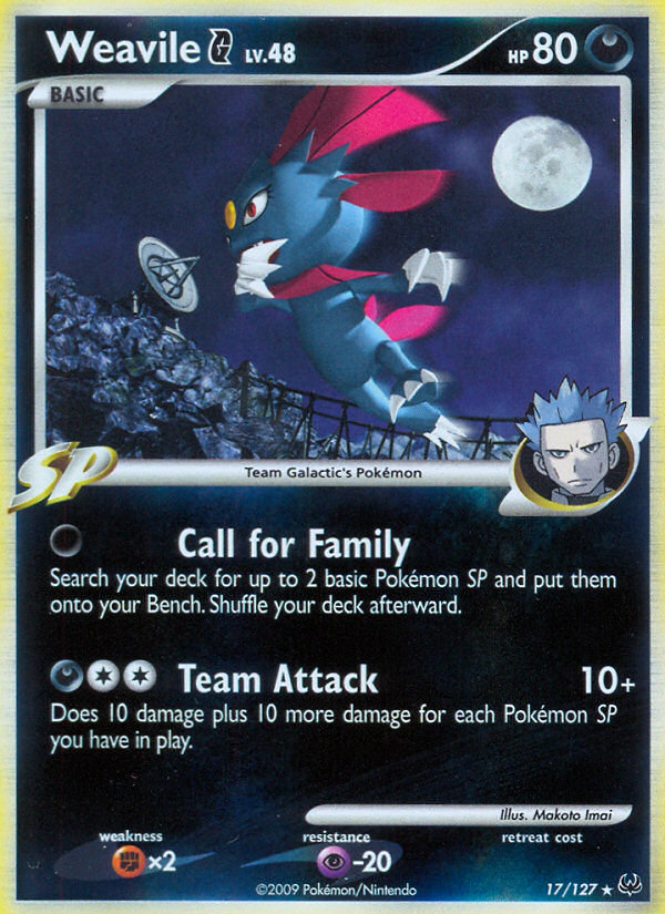 Weavile G (17/127) [Platinum: Base Set] | Devastation Store