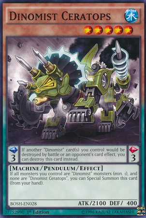 Dinomist Ceratops [BOSH-EN028] Common | Devastation Store