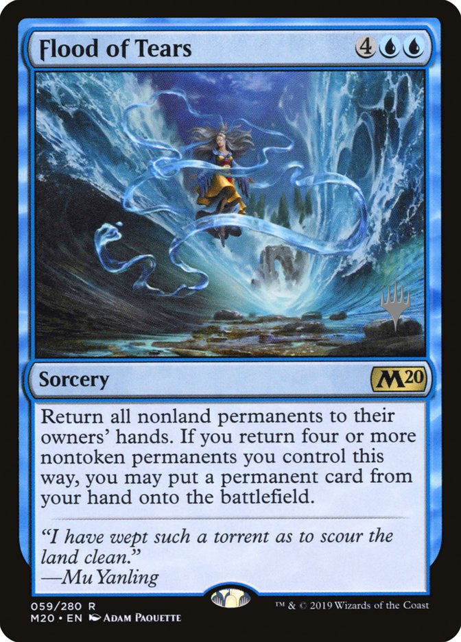 Flood of Tears (Promo Pack) [Core Set 2020 Promos] | Devastation Store