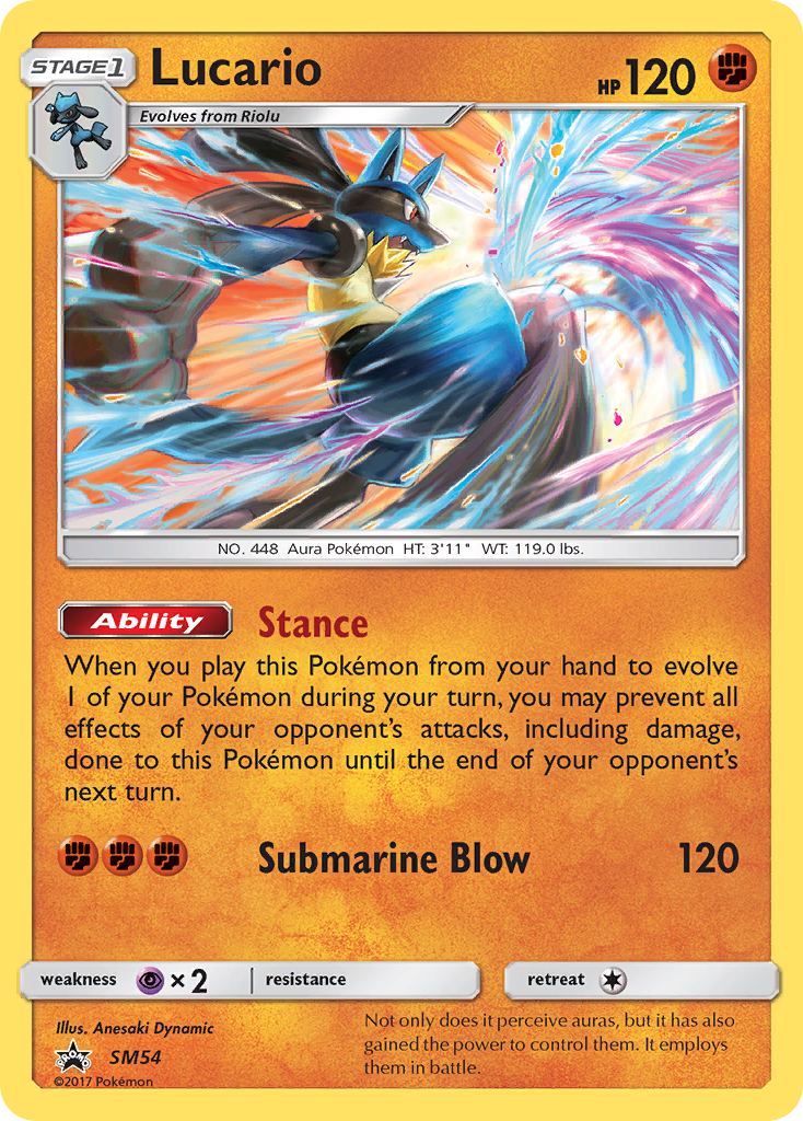 Lucario (SM54) [Sun & Moon: Black Star Promos] | Devastation Store